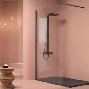 MAMPARA FRONTAL FIJA NEGRO MATE MODELO AVENZA