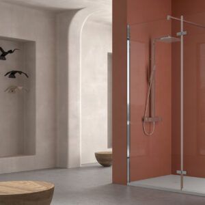 MAMPARA DUCHA FRONTAL ABATIBLE MODELO BAYONA