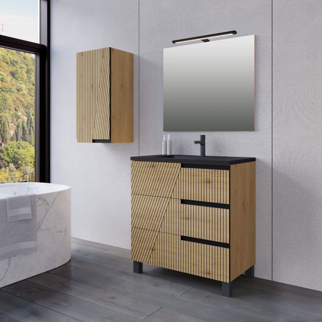 Mueble de baño con patas modelo croacia