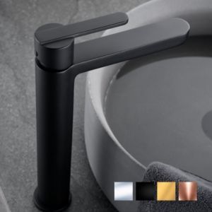 GRIFO DE LAVABO DE CAÑO ALTO SERIE ROMA