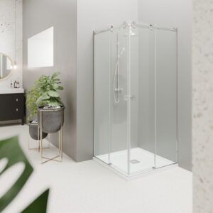 MAMPARA DUCHA ANGULAR CORREDERA MODELO TESINOS