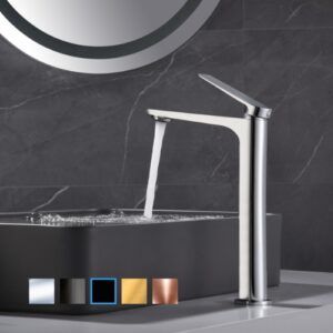 GRIFO DE LAVABO DE CAÑO ALTO SERIE NÁPOLES