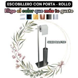 ESCOBILLERO CON PORTA - ROLLO SERIE PRACTIC