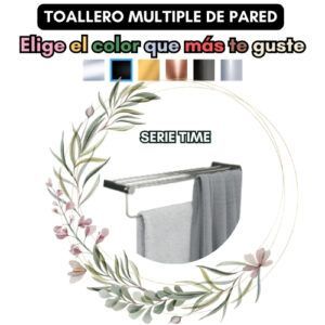 TOALLERO MULTIPLE DE PARED SERIE TIME