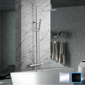 COLUMNA DE BAÑERA TERMOESTÁTICA SERIE LINE