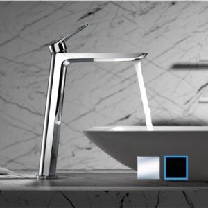 GRIFO DE LAVABO DE CAÑO ALTO SERIE BÉLGICA