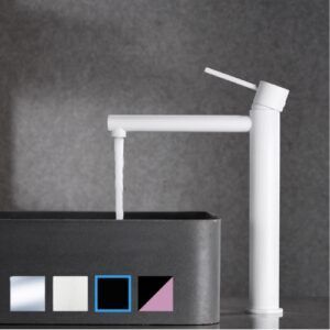 GRIFO DE LAVABO DE CAÑO ALTO SERIE MILOS