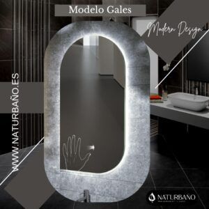 ESPEJO LED ELÍPTICO MODELO GALES
