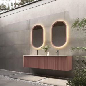 ESPEJO LED ELÍPTICO MODELO MILANO