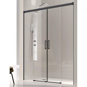 MAMPARA DE DUCHA FRONTAL 2 FIJOS + 2 CORREDERAS MODELO GLASÉ