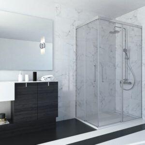 MAMPARA DUCHA ANGULAR CORREDERA MODELO ABI