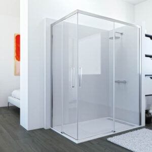 MAMPARA DUCHA ANGULAR CORREDERA MODELO NARVI