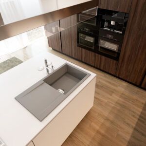 FREGADERO DE COCINA DELUXE PARA MUEBLE DE 100CM MODELO SUPREME 980