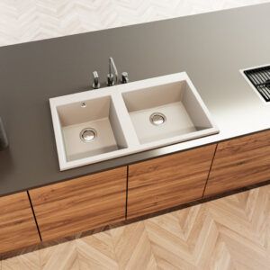 FREGADERO DE COCINA DELUXE PARA MUEBLE DE 100CM MODELO SELECT 960