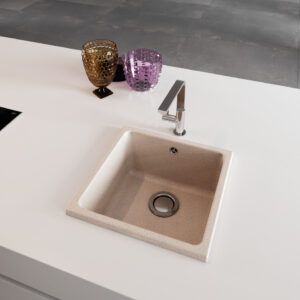 FREGADERO DE COCINA DELUXE PARA MUEBLE DE 50CM MODELO PREMIER 450