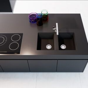 FREGADERO DE COCINA DELUXE PARA MUEBLE DE 90CM MODELO SUPREME 860