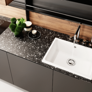 FREGADERO DE COCINA DELUXE PARA MUEBLE DE 70CM MODELO PREMIER 600