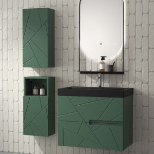 MUEBLE DE BAÑO SUSPENDIDO MODELO GURLA 80