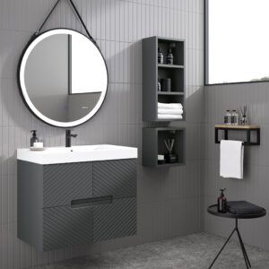 MUEBLE DE BAÑO SUSPENDIDO MODELO KAMET 80