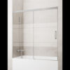 MAMPARA DE BAÑERA NÍQUEL CEPILLADO 1 FIJO + 1 CORREDERA MODELO BASIC - Thumbnail Image 2