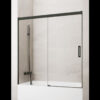 MAMPARA DE BAÑERA TITANIO 1 FIJO + 1 CORREDERA MODELO BASIC - Thumbnail Image 1