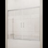 MAMPARA DE BAÑERA CROMO 2 FIJOS + 2 CORREDERAS MODELO BASIC - Thumbnail Image 2