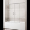 MAMPARA DE BAÑERA NÍQUEL CEPILLADO 2 FIJOS + 2 CORREDERAS MODELO BASIC - Thumbnail Image 2