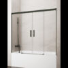 MAMPARA DE BAÑERA TITANIO 2 FIJOS + 2 CORREDERAS MODELO BASIC - Thumbnail Image 1